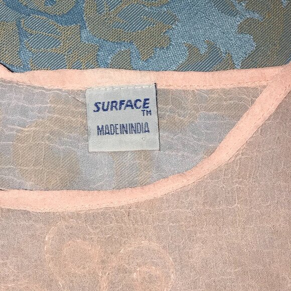 Peach Sheer Spaghetti Strap Tank - Picture 3 of 4